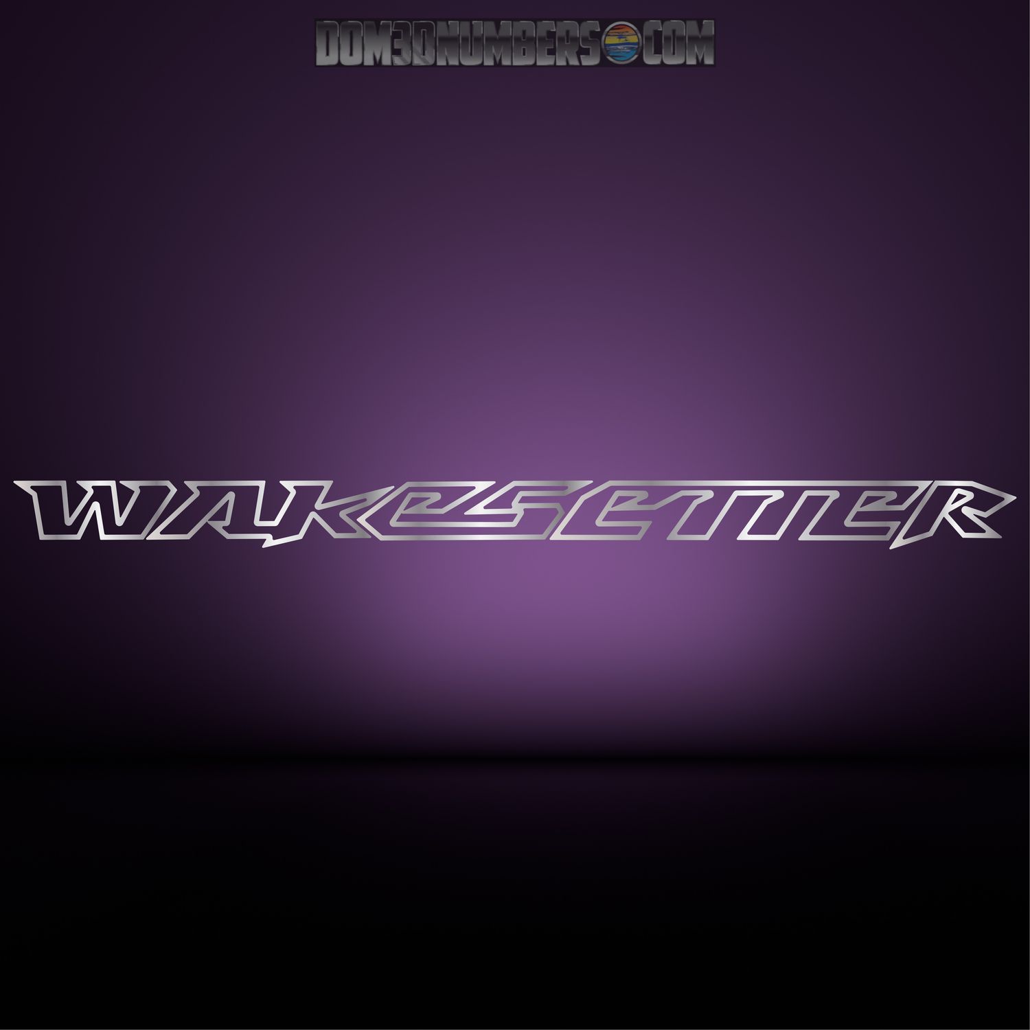 2007 Malibu Wakesetter Silver Edition, Domed Decal Set