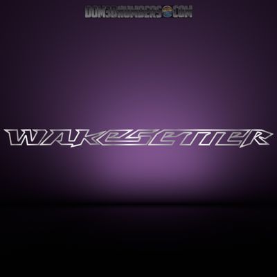 2007 Malibu Wakesetter Silver Edition, Domed Decal Set