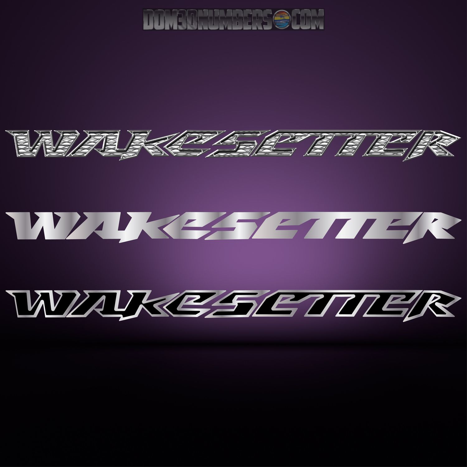 2007 Malibu Wakesetter 23 XTi Domed Boat Decal