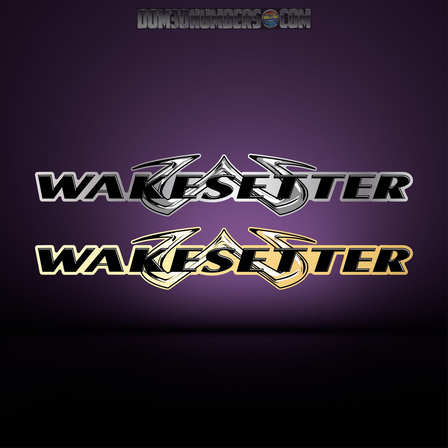 2004-2005 Malibu Wakesetter Domed Decal