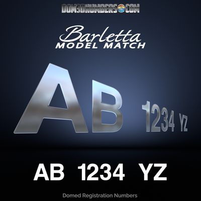 Barletta Model Font v1 Domed Registration