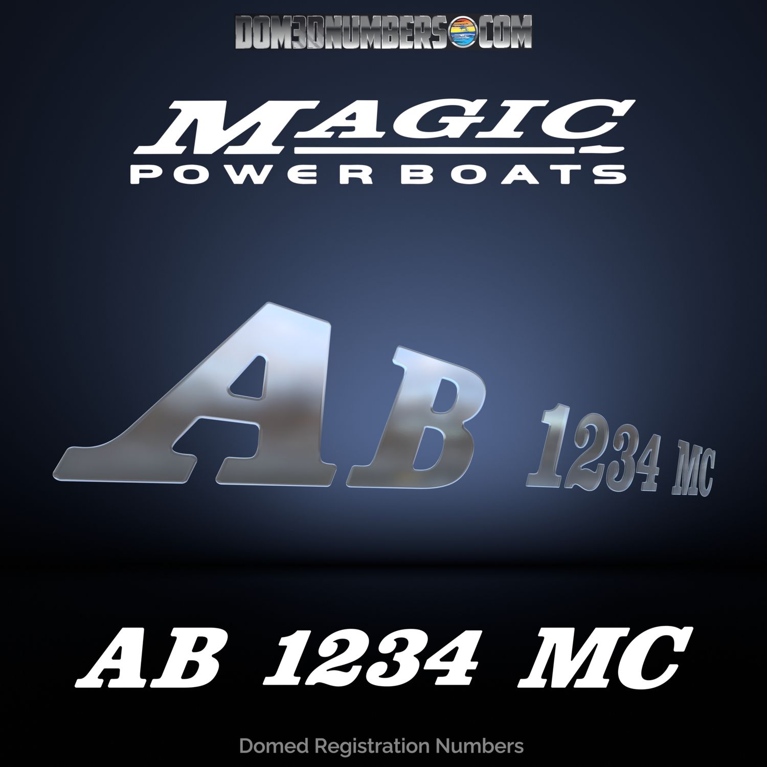 Magic Powerboats Domed Registration