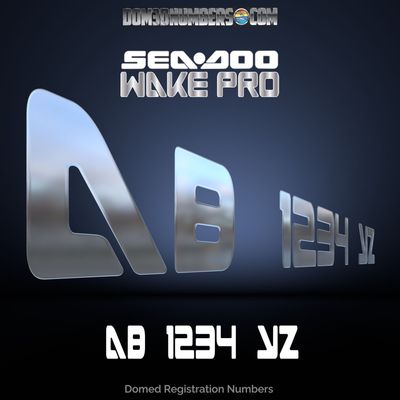 Sea Doo WAKE PRO Domed Registration