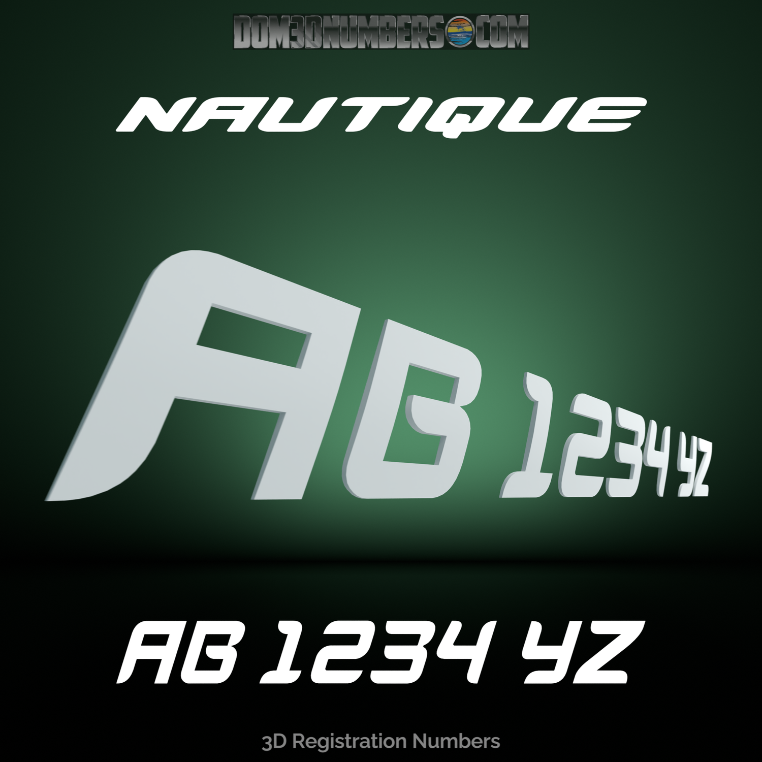 Nautique 3D Emblem Matched Registration