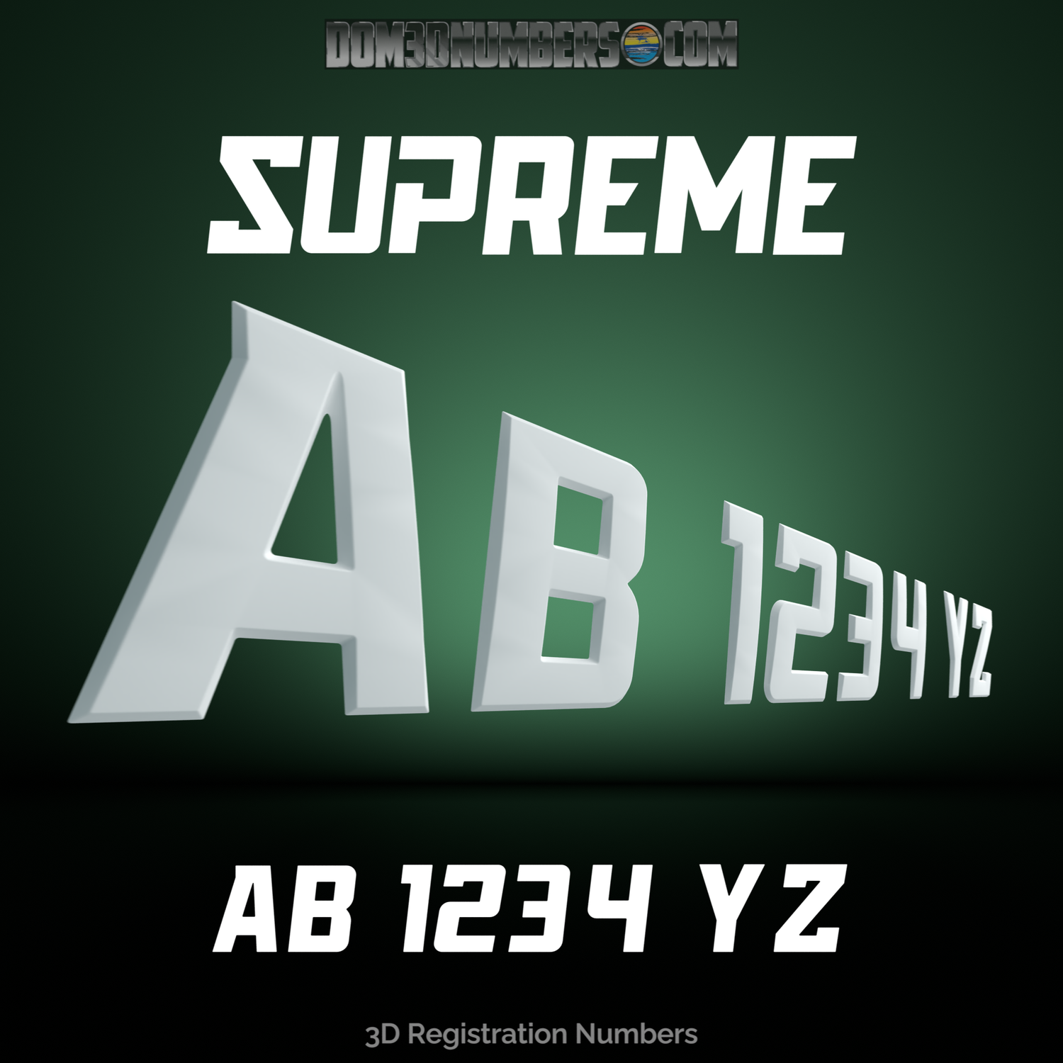 Supreme 3D Emblem Matched Registration