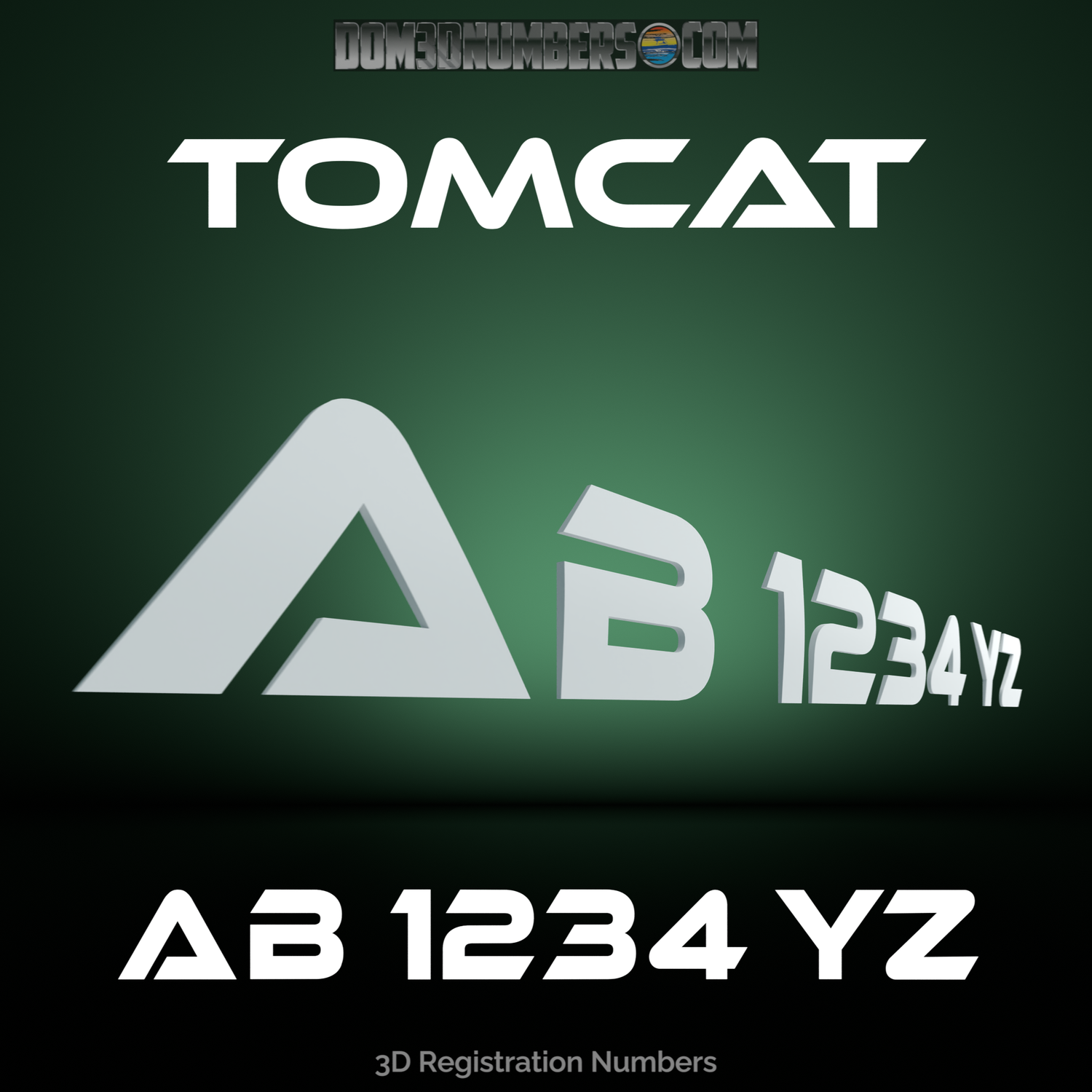 MB Boats Tomcat 3D Emblem Registration MB Boats Tomcat 3D Emblem Registration