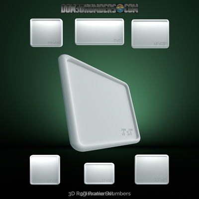 3D Emblem Frame Set for State Sticker