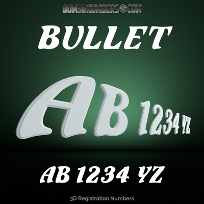 Bullet 3D Emblem Registration
