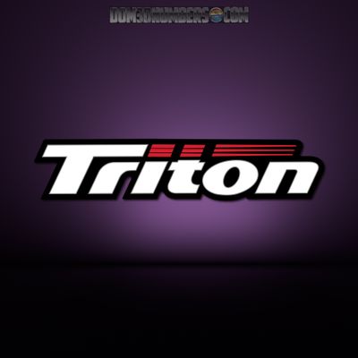 Triton Boats Domed Decal