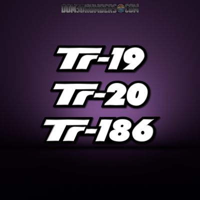Triton Boats Domed Model Decal, Any Model