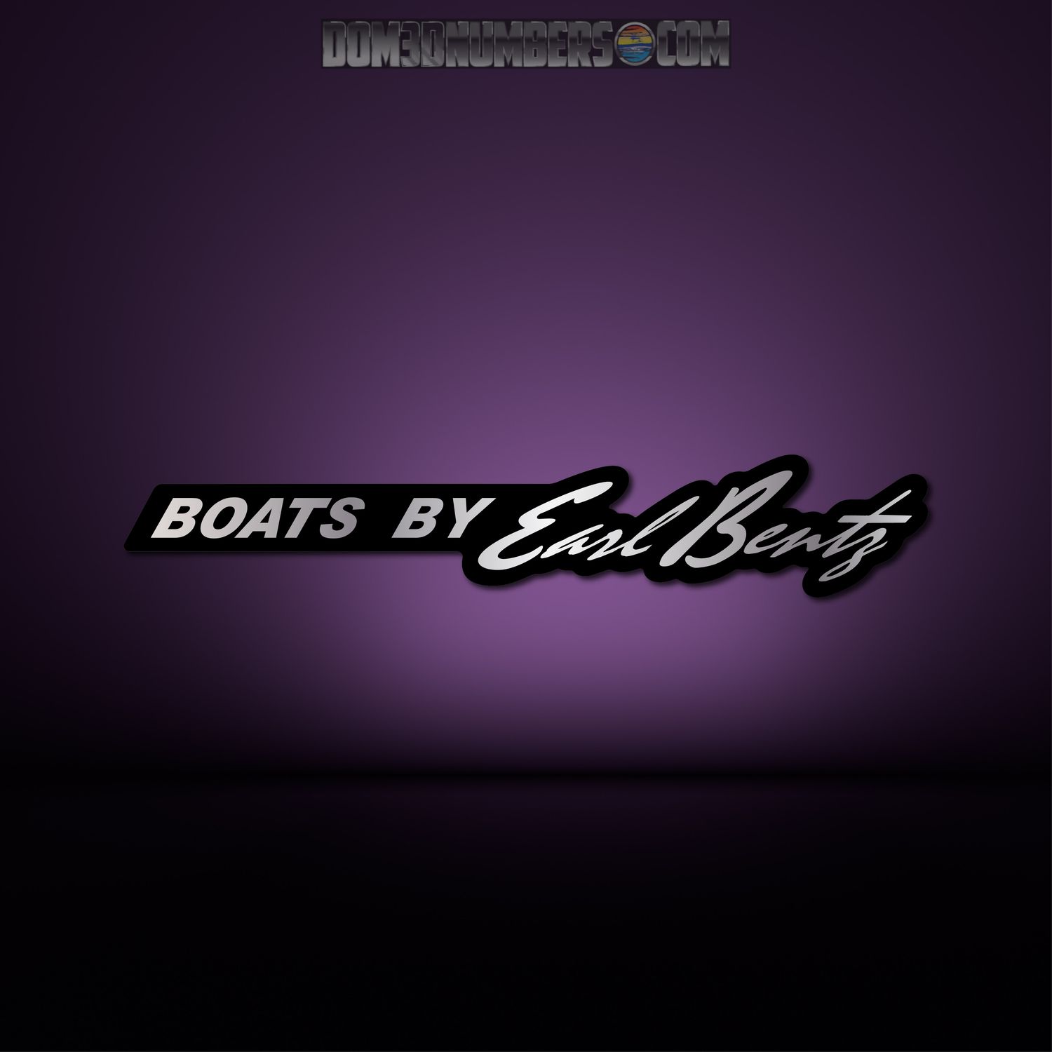 Triton &#39;Boats by Earl Bentz&#39; Decal