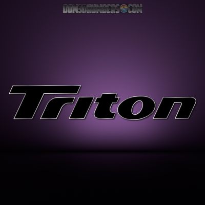 Triton Boats LTS Light Tackle Series Domed Decal