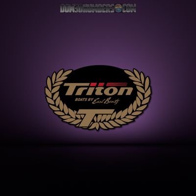 Triton Boats Domed Seat Decal v1