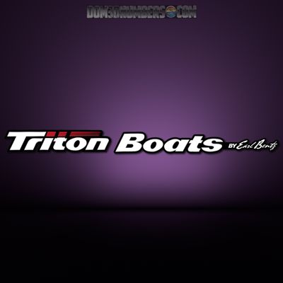 Triton Boats Trailer Domed Decal Set
