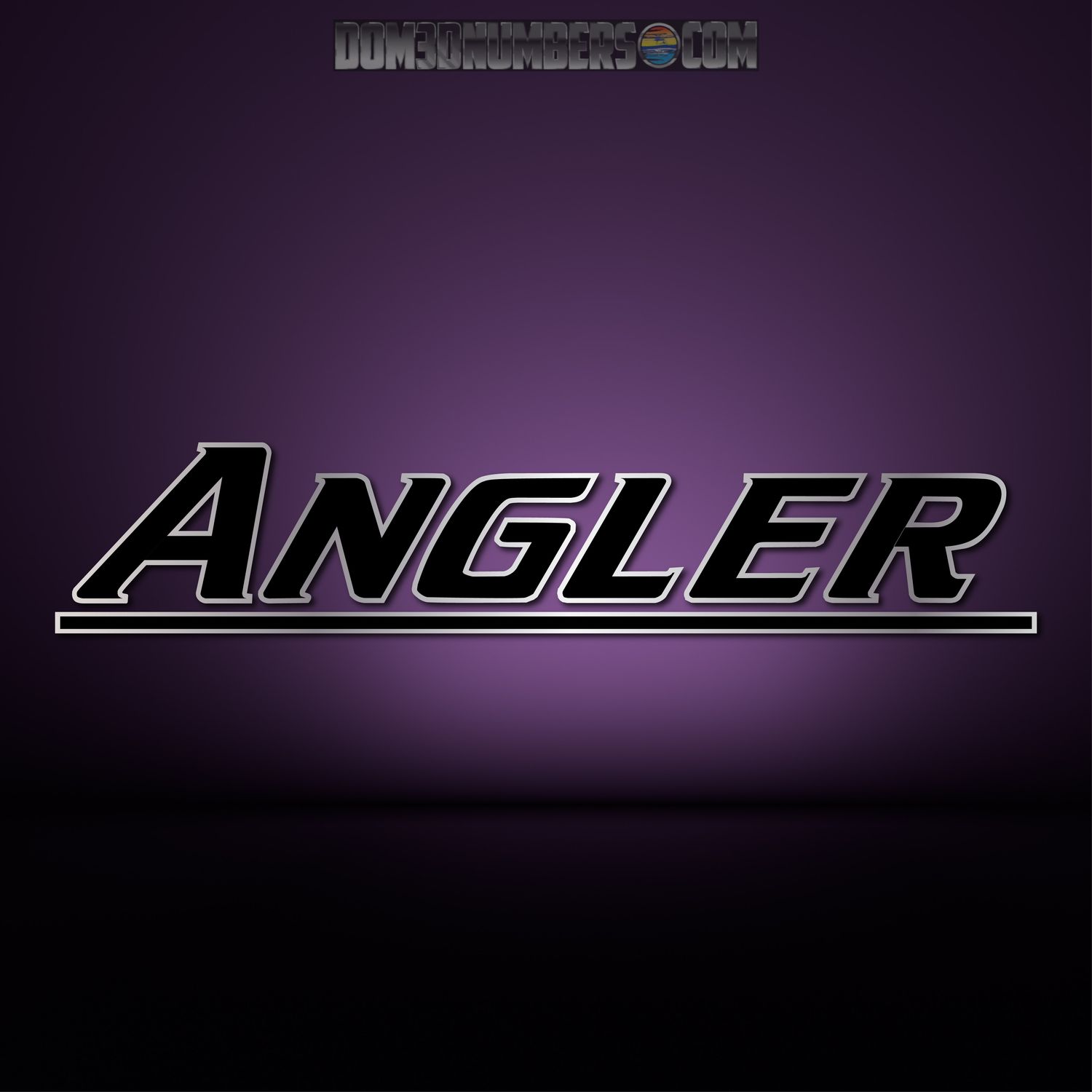 Angler Boats Domed Decal Set