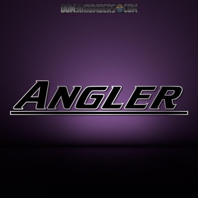 Angler Boats Domed Decal Set