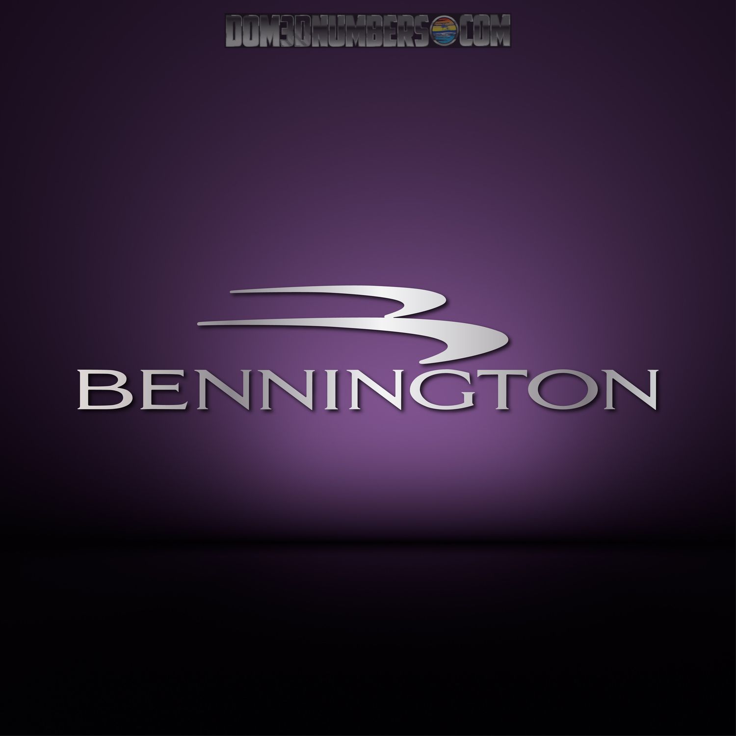 Domed Bennington decal, Choose Your Size &amp; Color