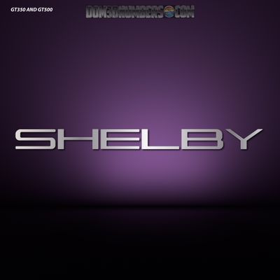 Shelby Splitter Domed Decal Insert