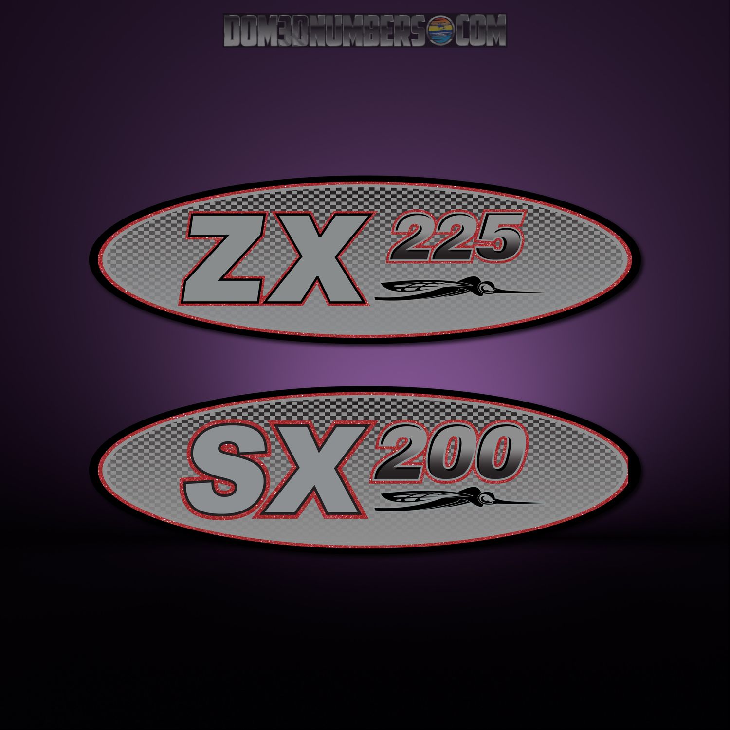 Skeeter Domed Model Decal v1, Choose Your Model