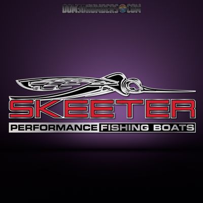 Skeeter Truck Window Domed Decal v2