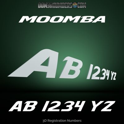 Moomba 3D Emblem Registration