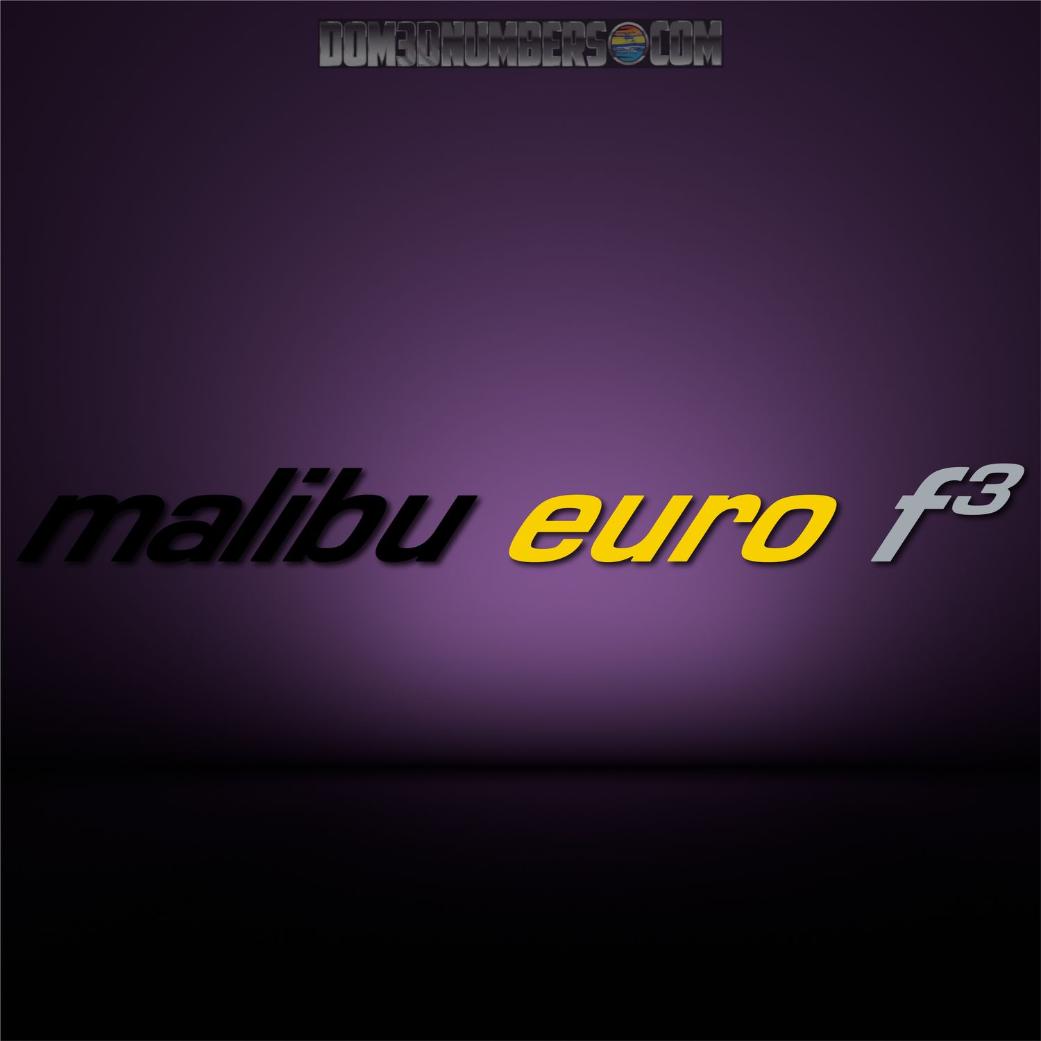1992 Malibu Euro F3 Boat Decal