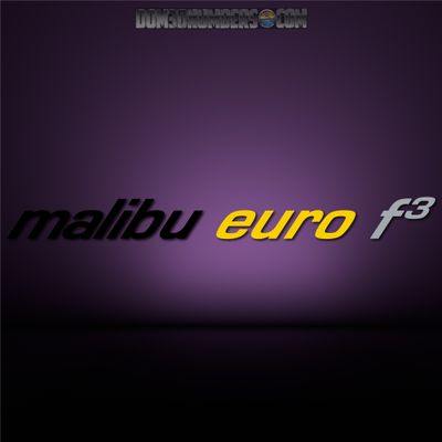 1992 Malibu Euro F3 Boat Decal