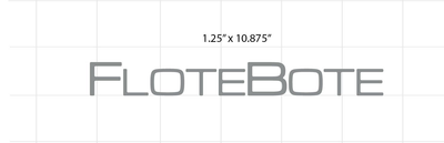 Domed Harris FloteBote Decal Set