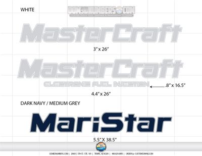 1998-99 Maristar MasterCraft decals