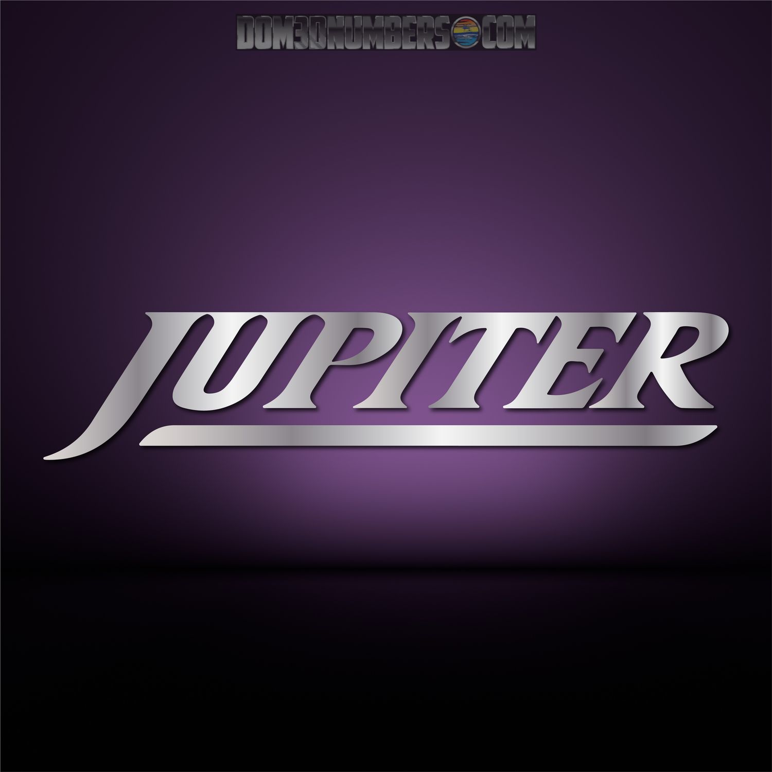 Jupiter Boats Domed Boat Decal v2