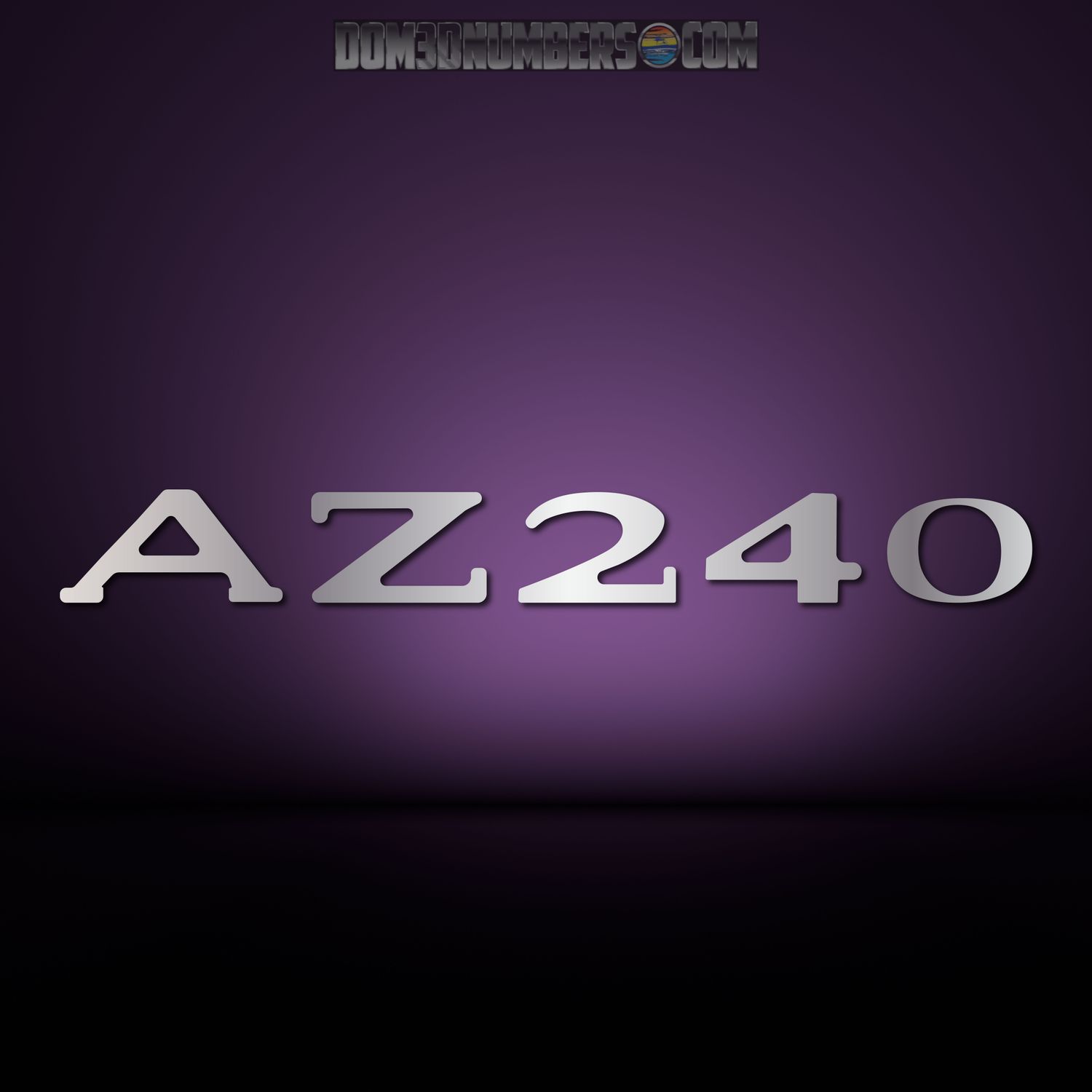 Azure AZ240 Domed Model Decal