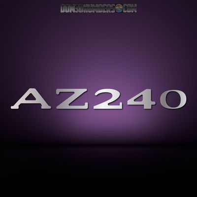Azure AZ240 Domed Model Decal