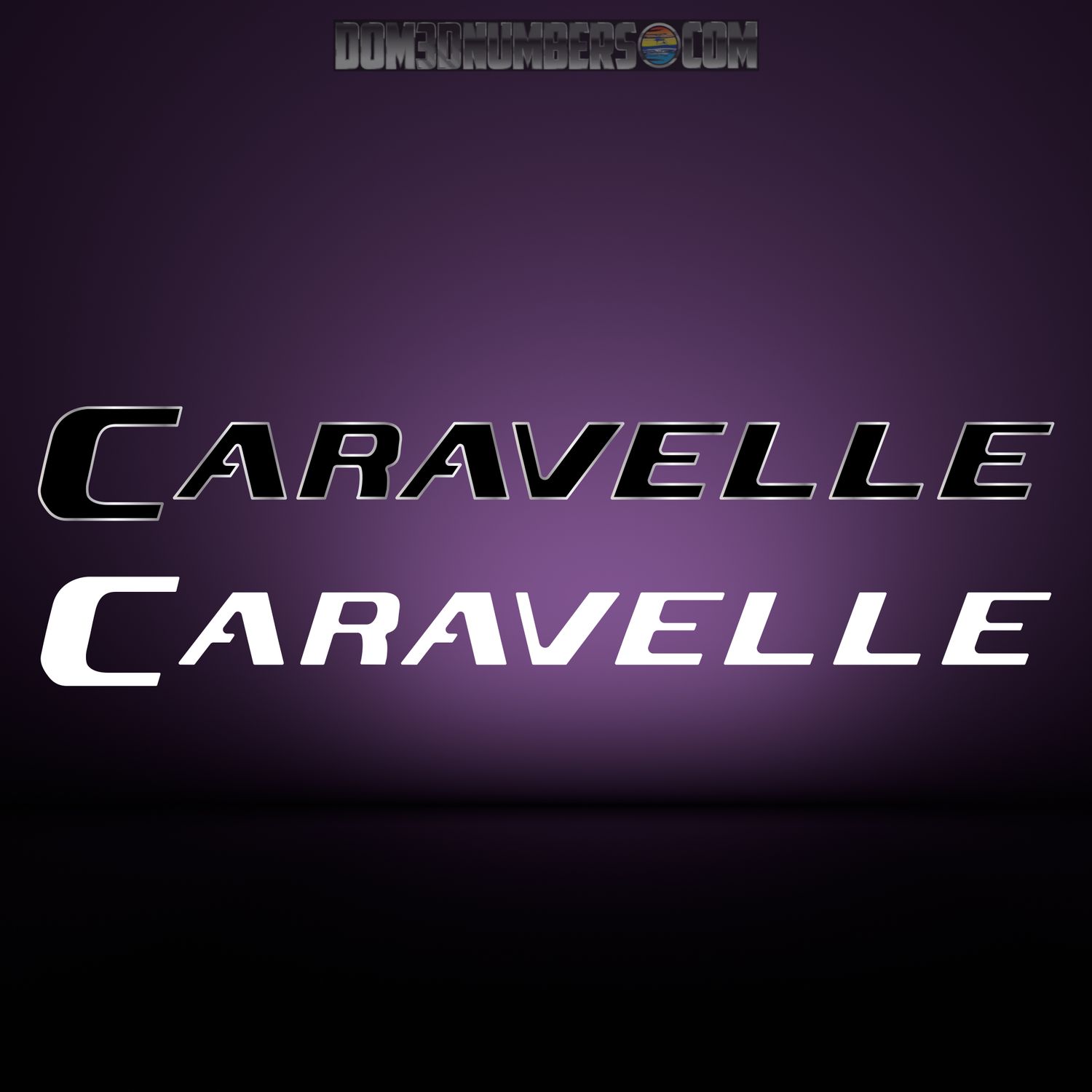 Domed Caravelle Boat Decal