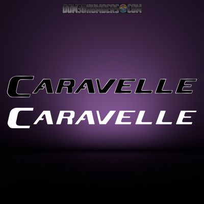 Domed Caravelle Boat Decal