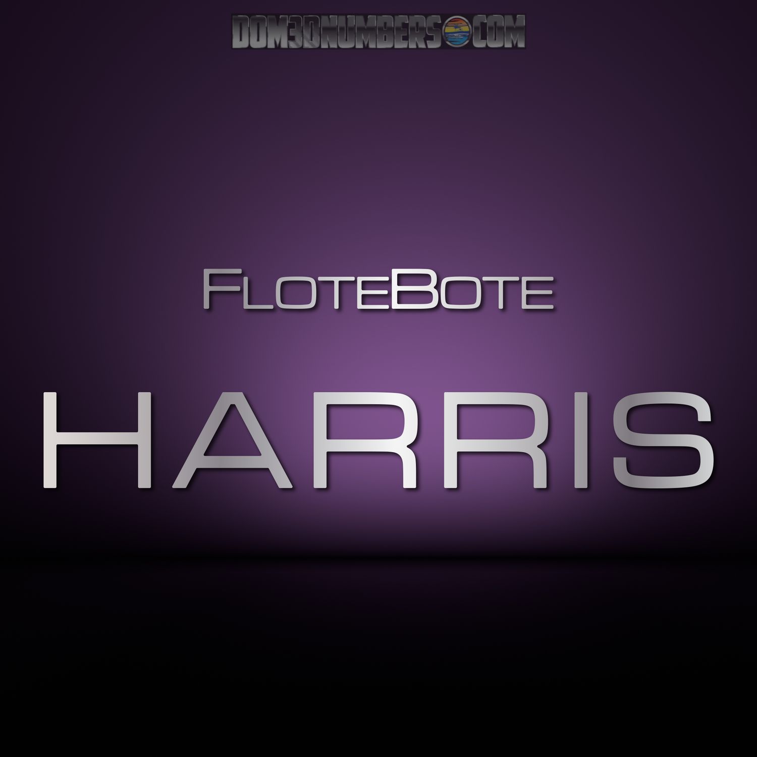 Domed Harris FloteBote Decal Set