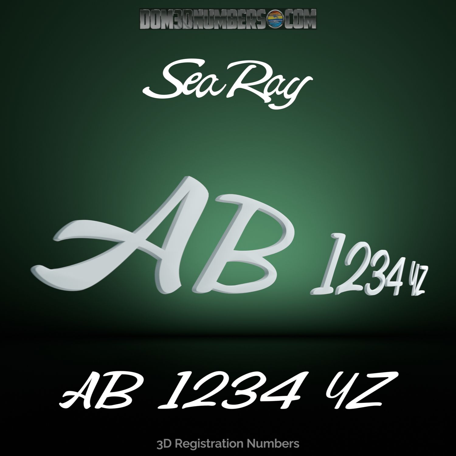Sea Ray 3D Emblem Registration