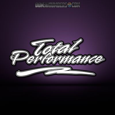 Domed Bullet Total Performance Decal, Choose Your Color