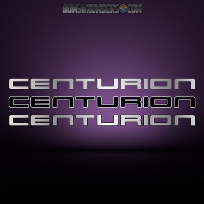 Centurion Domed Decal, Choose your Size and Color