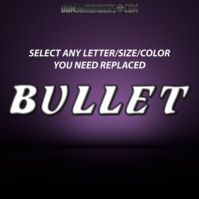 Replacement Letter for Bullet logo