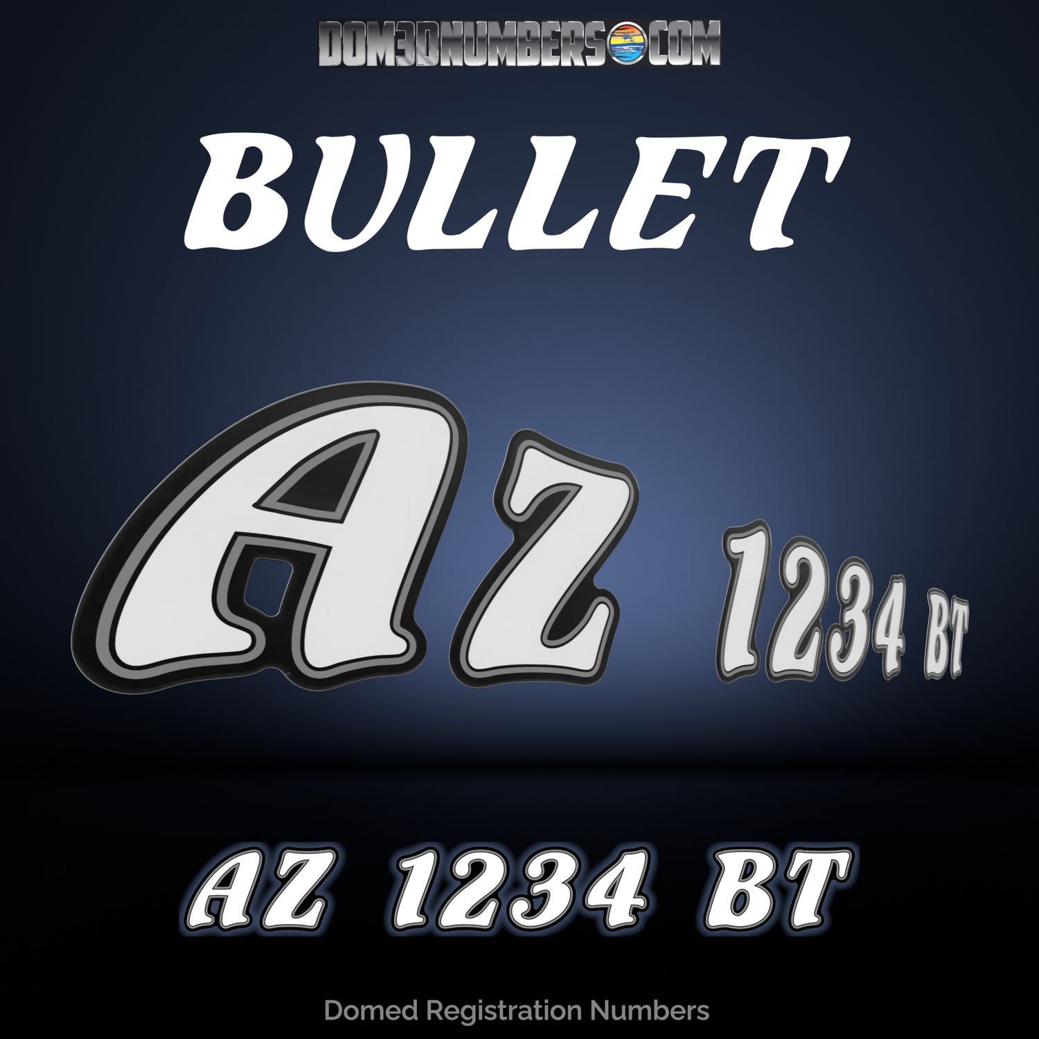 Bullet Boats Domed Registration with Factory Matched Outlines