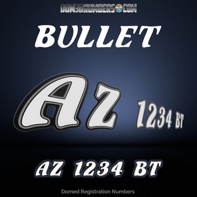 Bullet Boats Domed Registration with Factory Matched Outlines