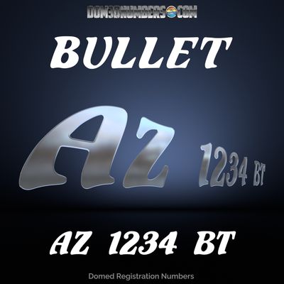 Bullet Boats Domed Registration, Choose Your Own Colors