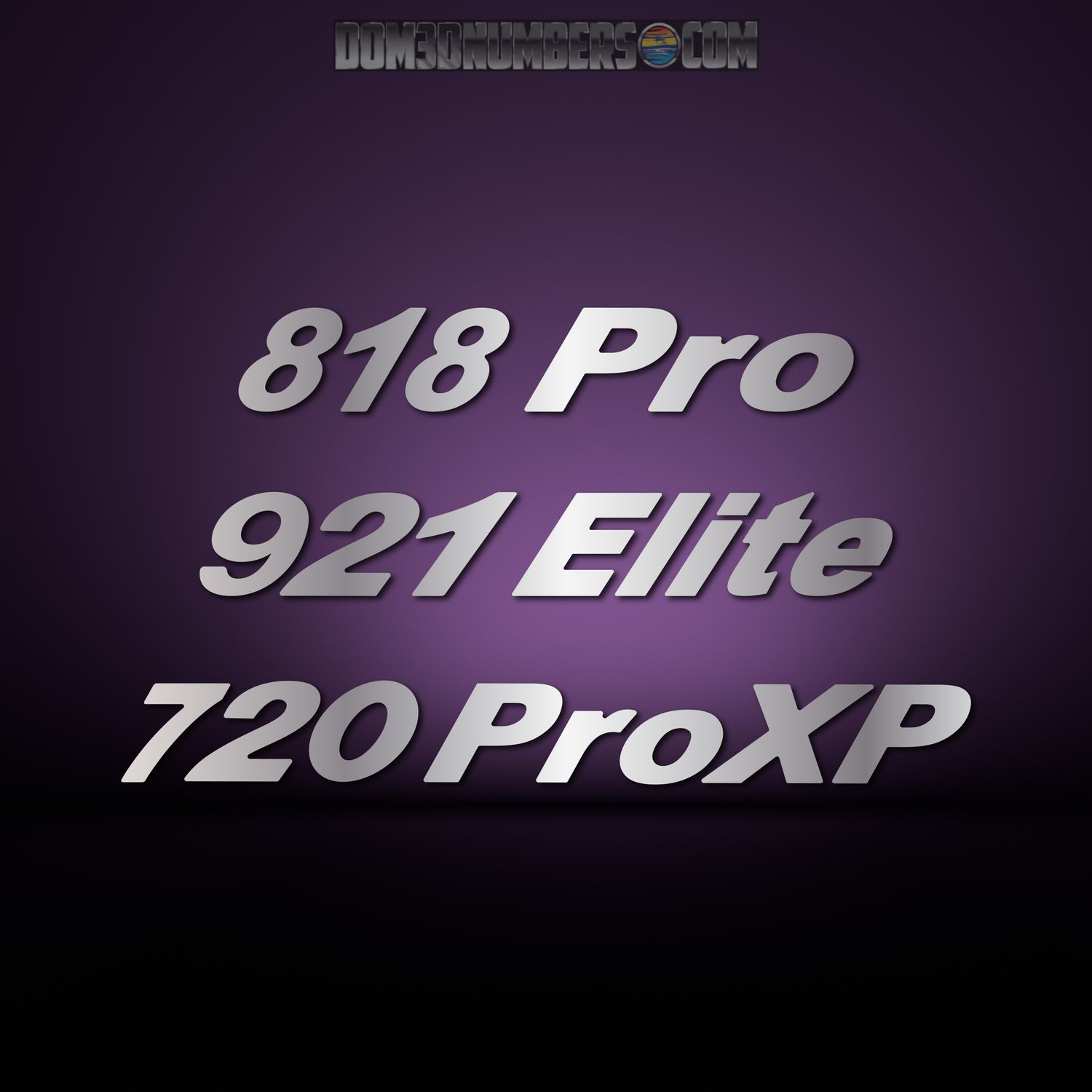 Phoenix Boats Model Decal v2, Factory Matched Chrome or any Solid Color