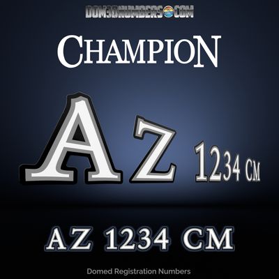Champion Boats Domed Registration, Factory Matched Colors
