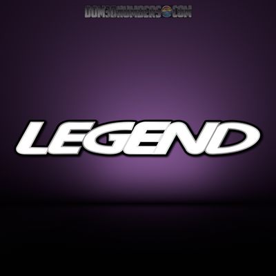 Legend Boats Domed Decal