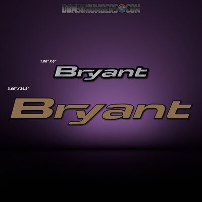 Bryant Boats Domed Decals