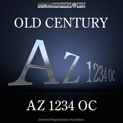 Domed Registration in Old Century font