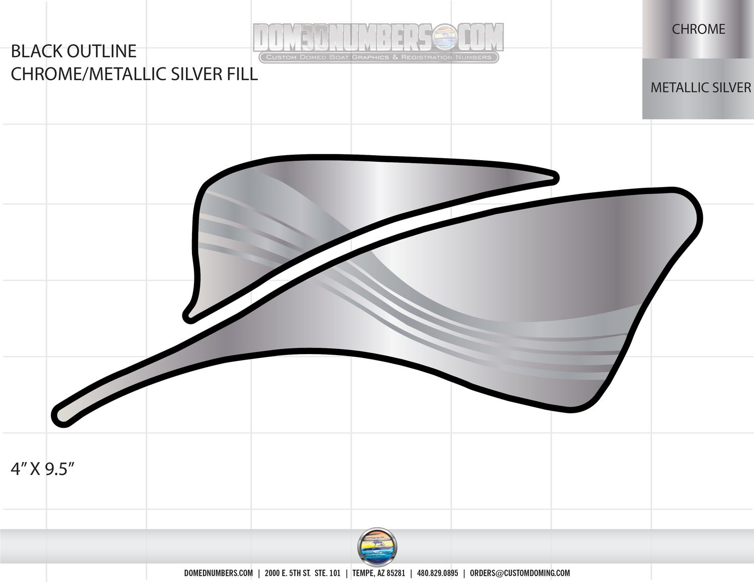 Stingray Boats Domed Decal