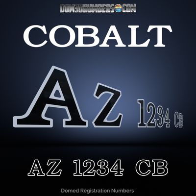 Cobalt Domed Registration, Choose Your Own Colors