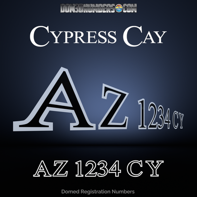 Cypress Cay Domed Registration, Choose Your Colors